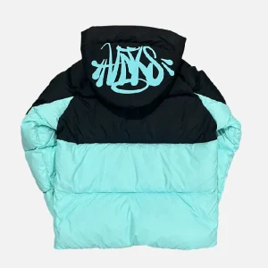 Synaworld-‘Syna-Logo-Jacket-Black-Blue