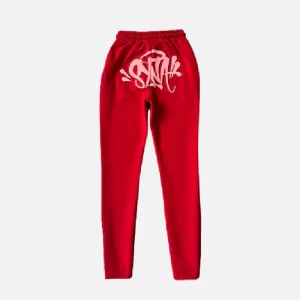 Synaworld-‘Syna-Logo-Sweatpants-Red