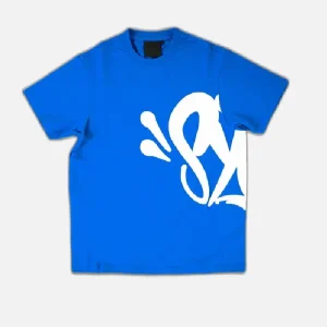 Synaworld-‘Syna-Logo-T-Shirt-Blue